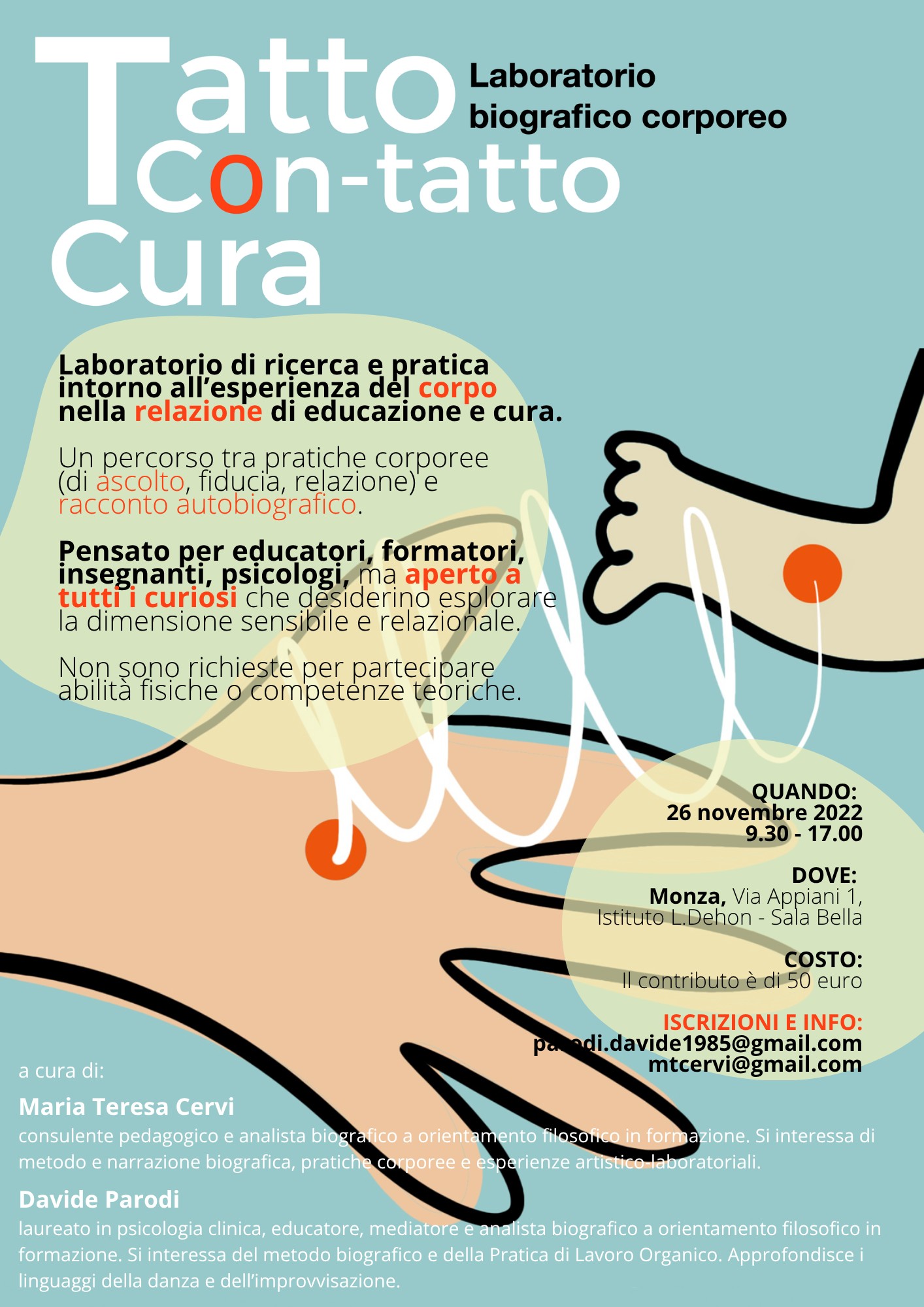 Locandina Tatto Con-tatto Cura