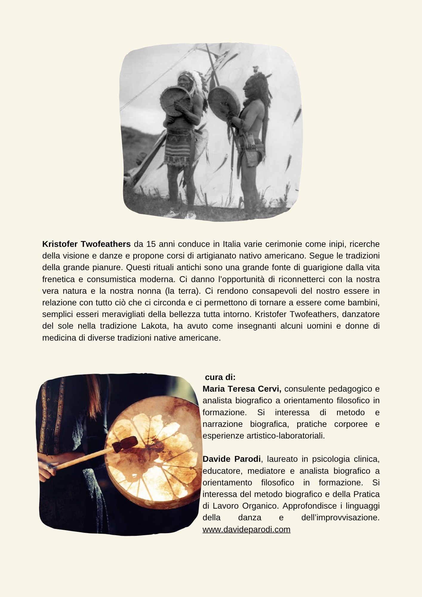 Locandina, seconda pagina, weekend dedicato al ritmo