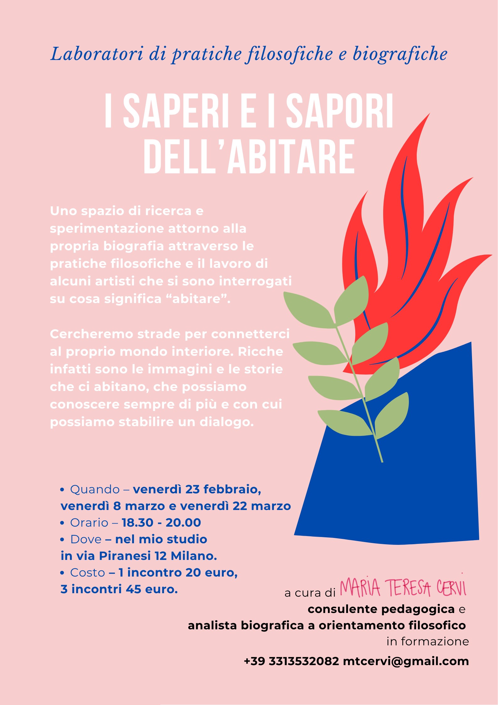 Locandina I saperi e i sapori dell'abitare