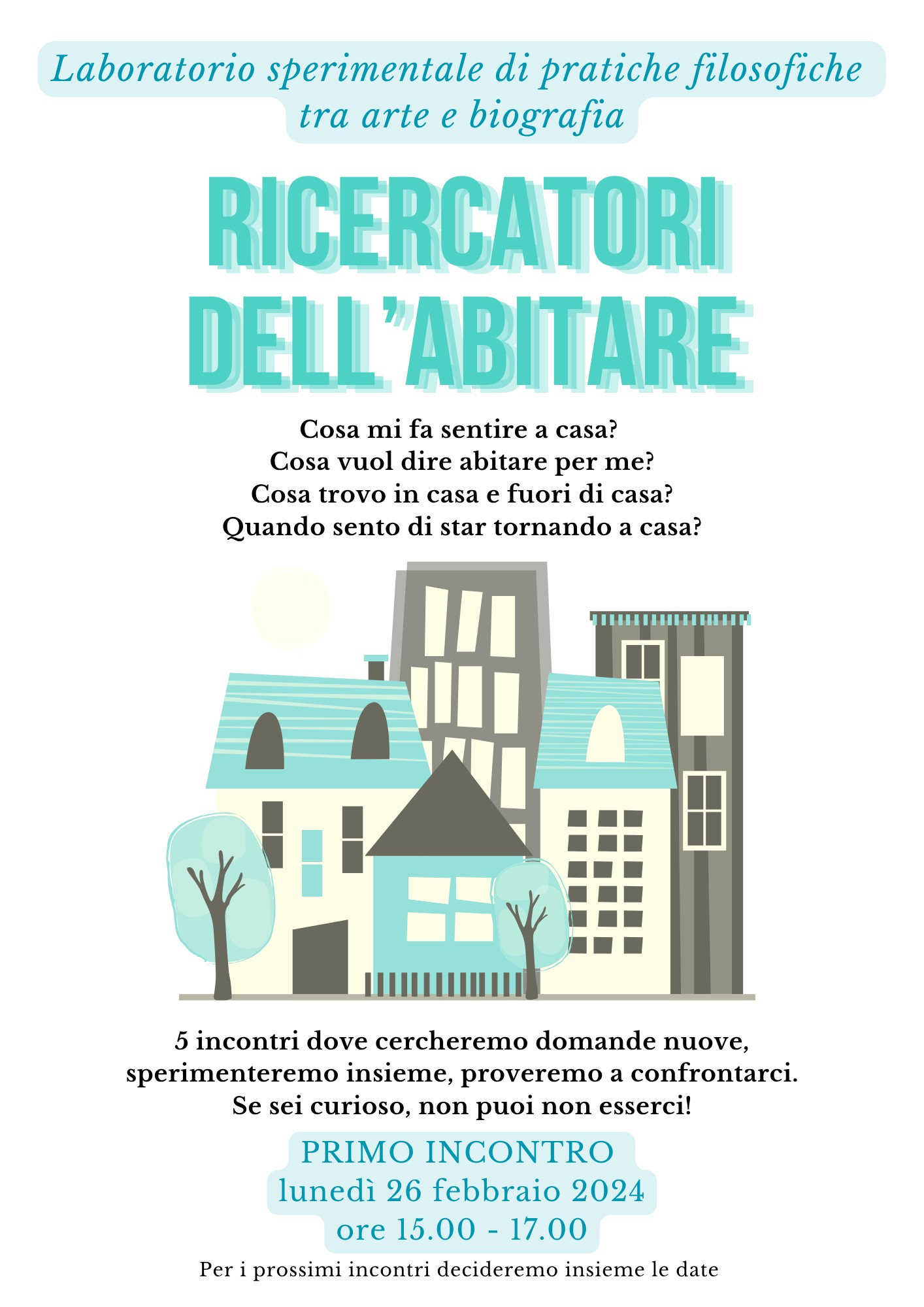 Locandina Ricercatori dell'abitare